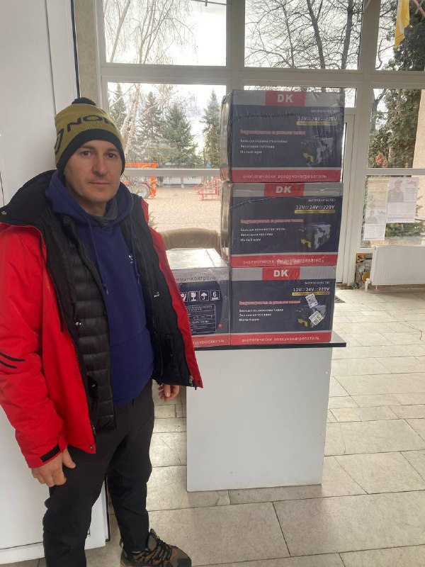 ИП Степанян Вячеслав Владимирович передал в качестве гуманитарной помощи 4 автономных дизельных печи нашим бойцам на специальной военной операции..