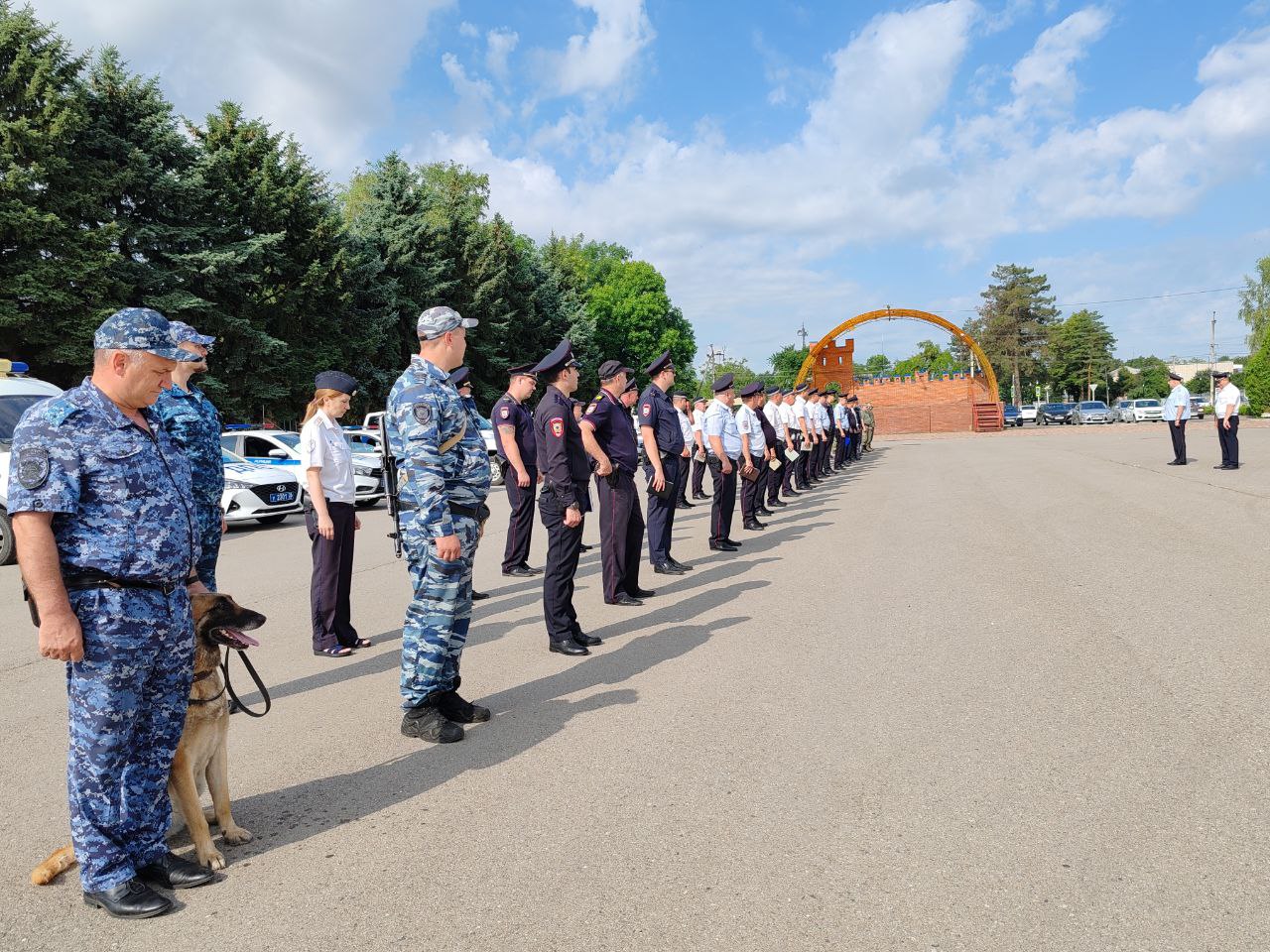 В Кировском муниципальном округе прошел открытый строевой смотр.