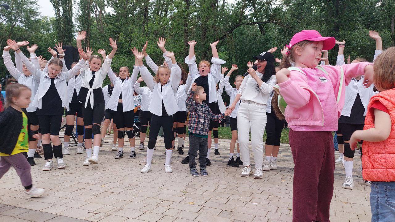 В парке &quot;Кура&quot; прошло весело и задорно празднование Дня защиты детей..