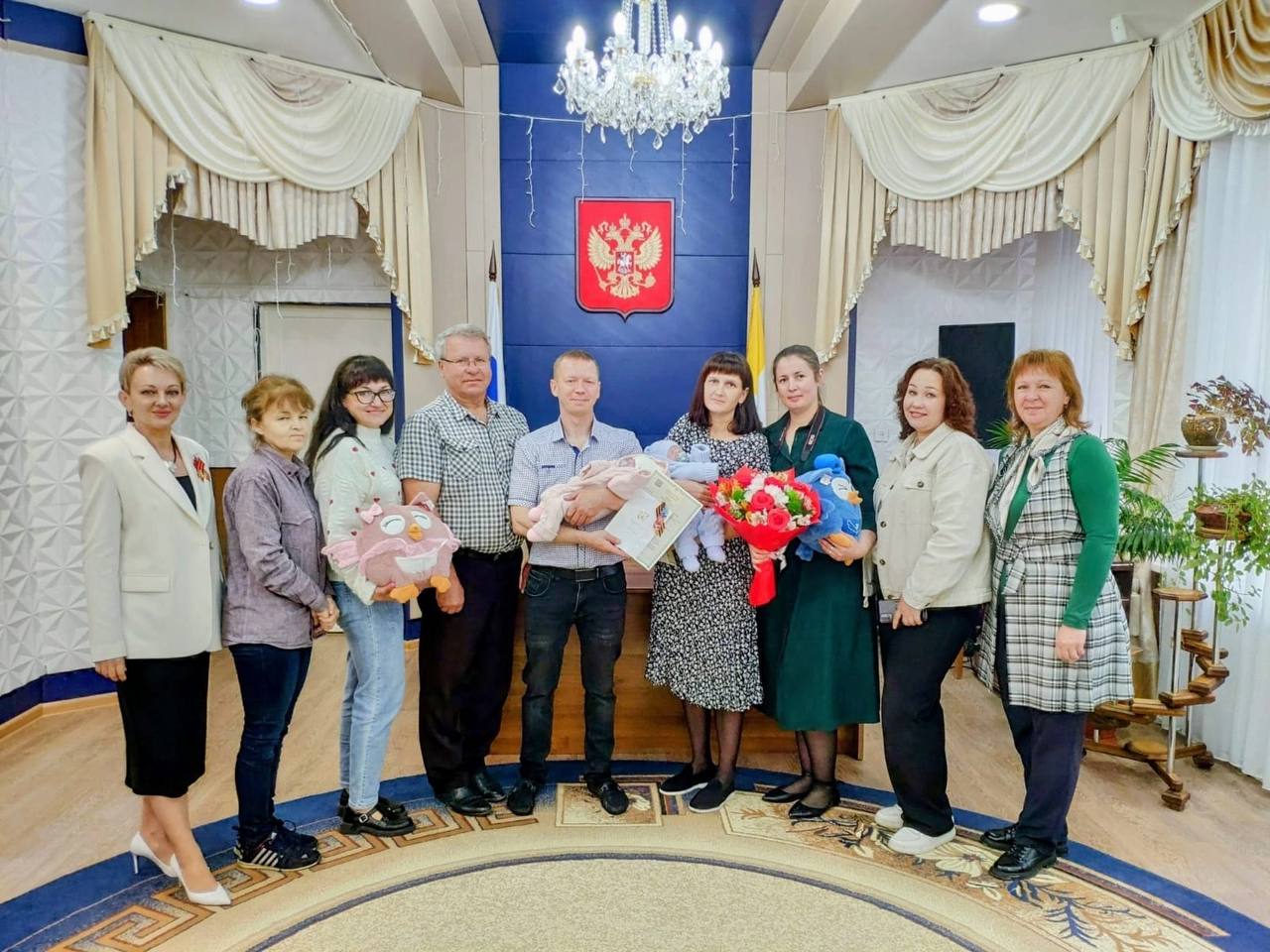 А у нас первая двойня - королевская!.