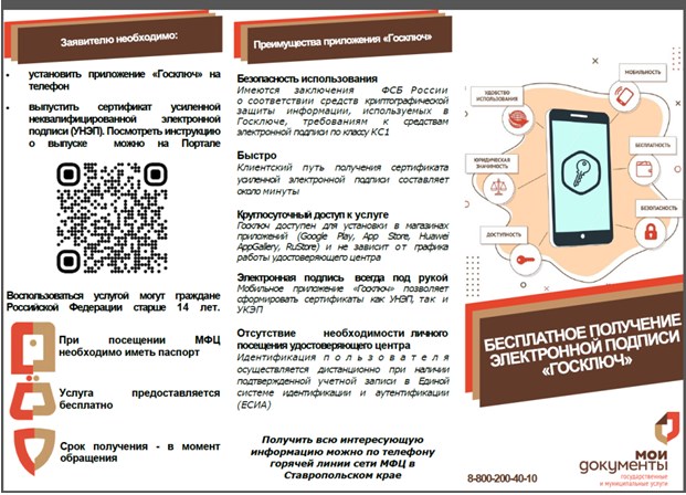Жители Кировского округа могут бесплатно получить электронную подпись используя приложение «Госключ». Жители Кировского округа могут бесплатно получить электронную подпись используя приложение «Госключ».